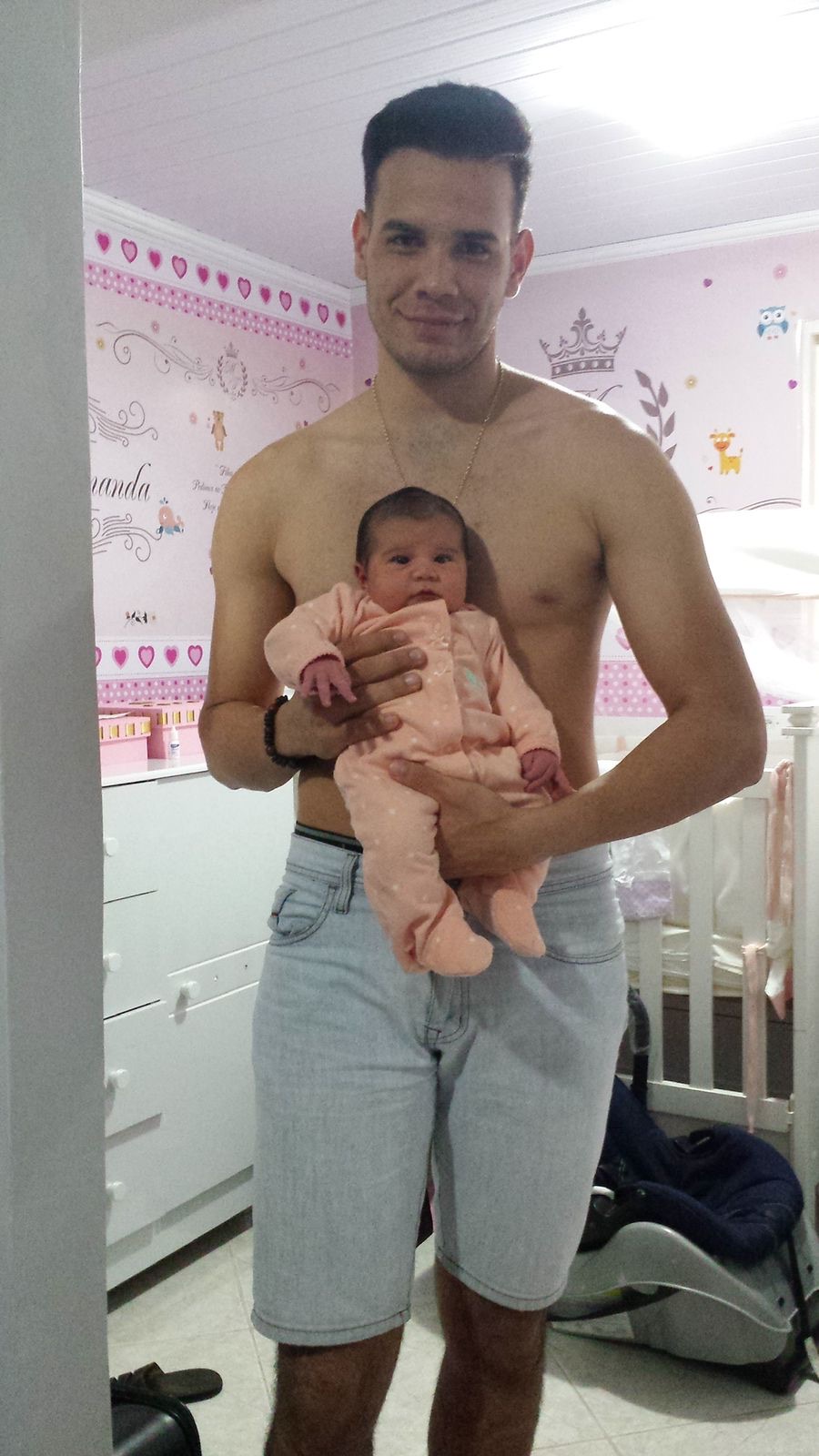 Com a filha
